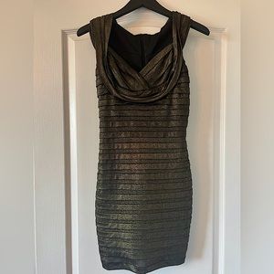 Boutique Black/Gold cocktail dress